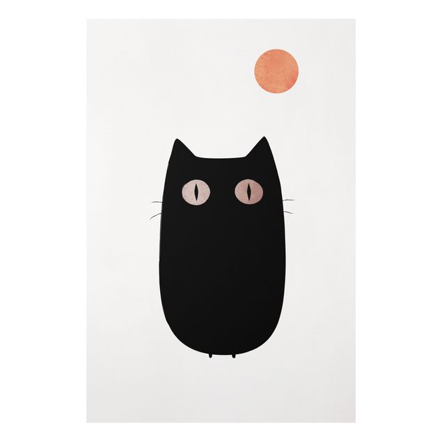Bilder Schwarze Katze Illustration