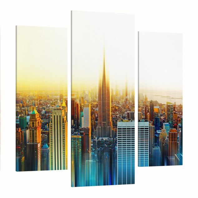 schöne Leinwandbilder Manhattan Abstrakt