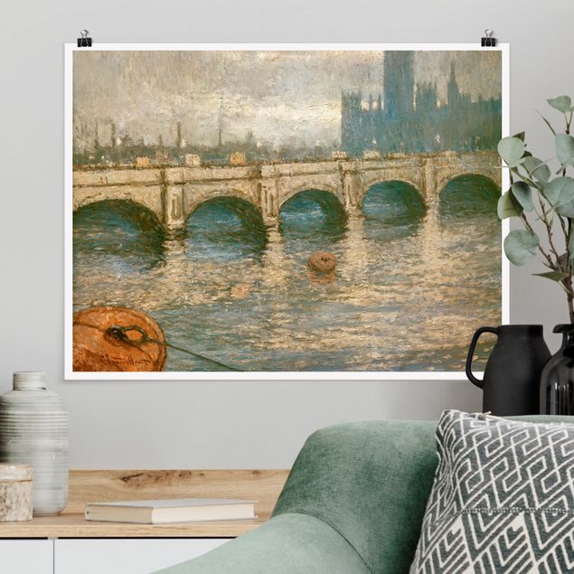 Riesenposter XXL Claude Monet - Themsebrücke