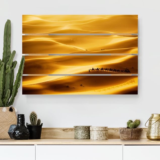 Holzbilder Natur Golden Dunes