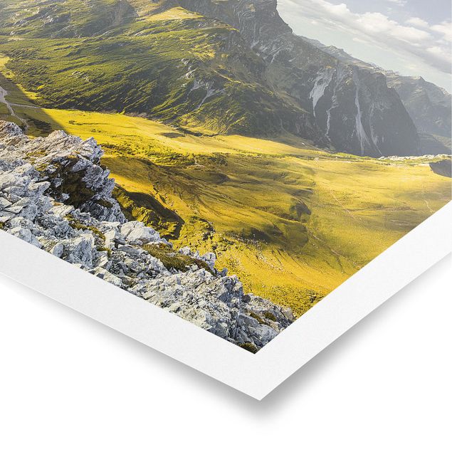 Rainer Mirau Bilder Berge und Tal der Lechtaler Alpen in Tirol