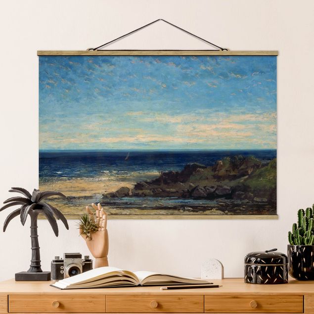 schöne Bilder Gustave Courbet - Blaues Meer