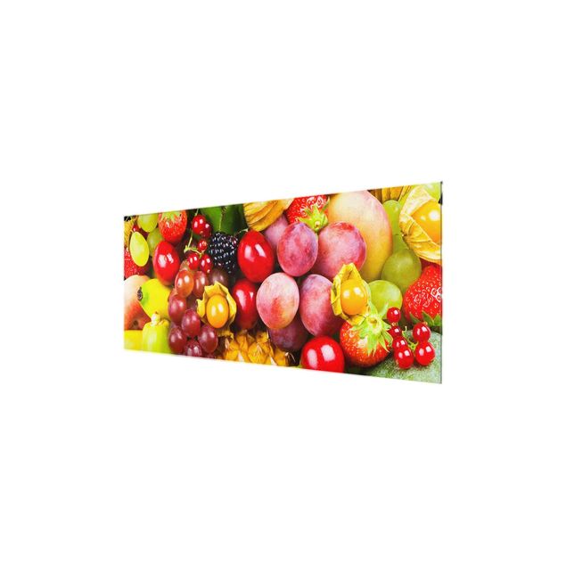 Bilder auf Glas Colourful Exotic Fruits
