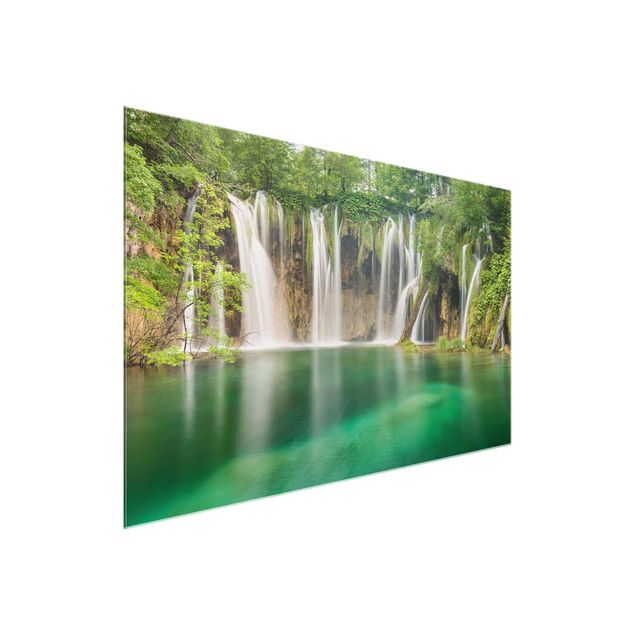 schöne Bilder Wasserfall Plitvicer Seen