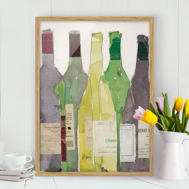 Moderne Bilder mit Rahmen Wein & Spirituosen III