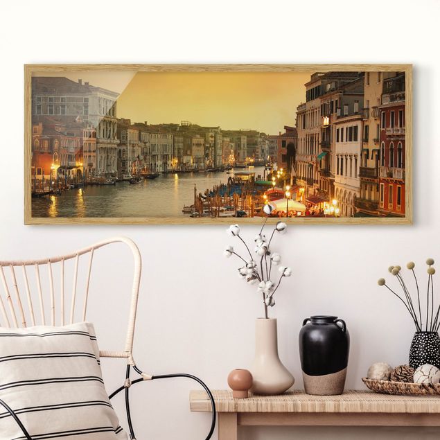 Moderne Bilder mit Rahmen Großer Kanal von Venedig