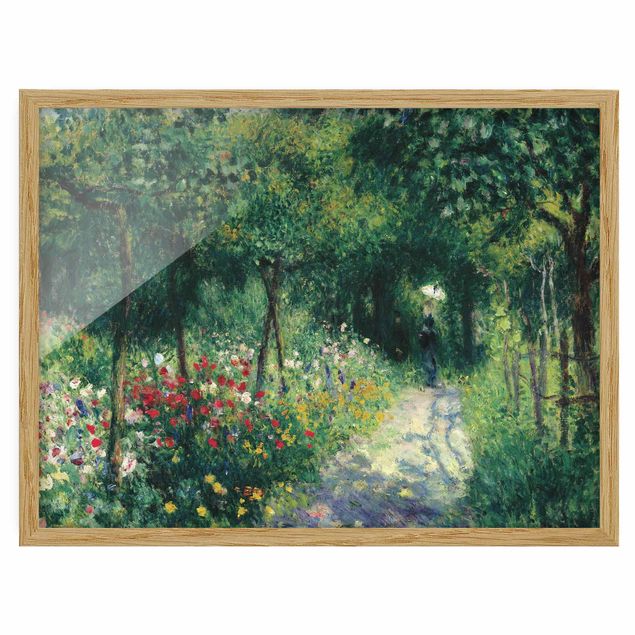 Natur Bilder mit Rahmen Auguste Renoir - Frauen im Garten