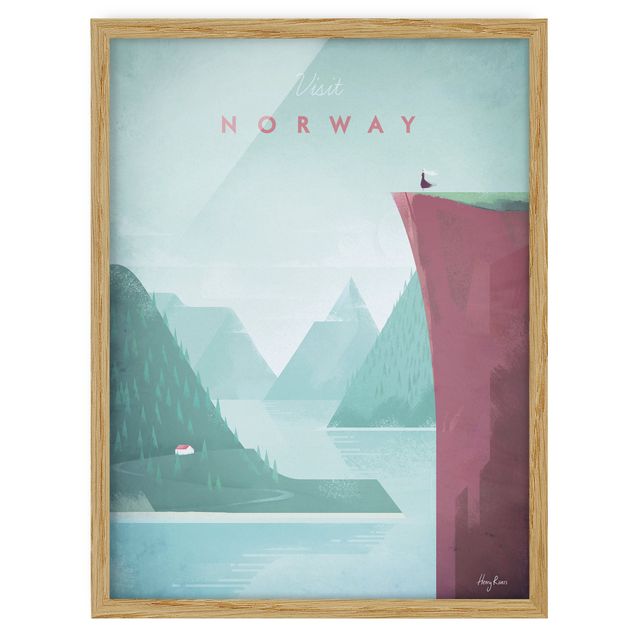 Henry Rivers Poster Reiseposter - Norwegen