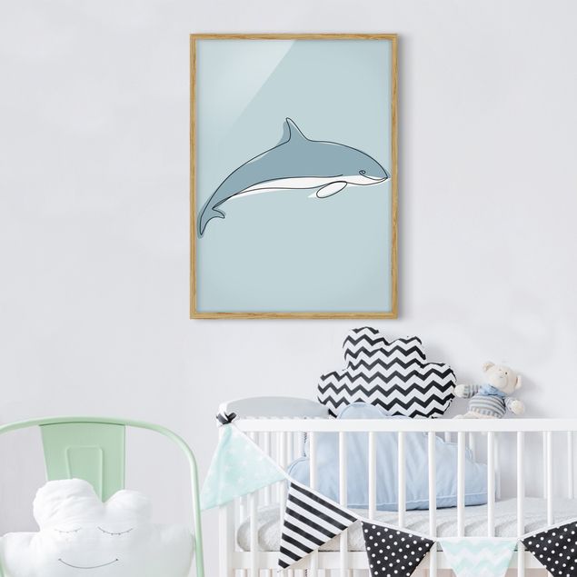 Bilder Delfin Line Art