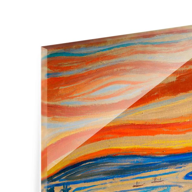 Glasbild - Edvard Munch - Der Schrei - Hochformat 3:2