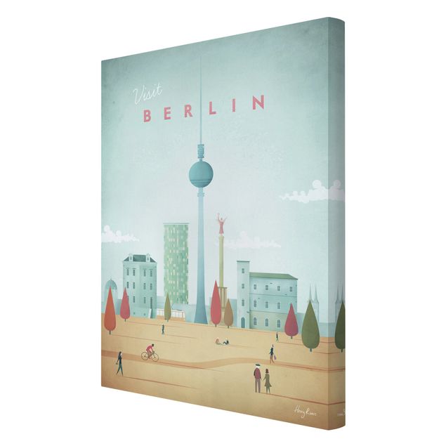 Leinwandbilder Reiseposter - Berlin