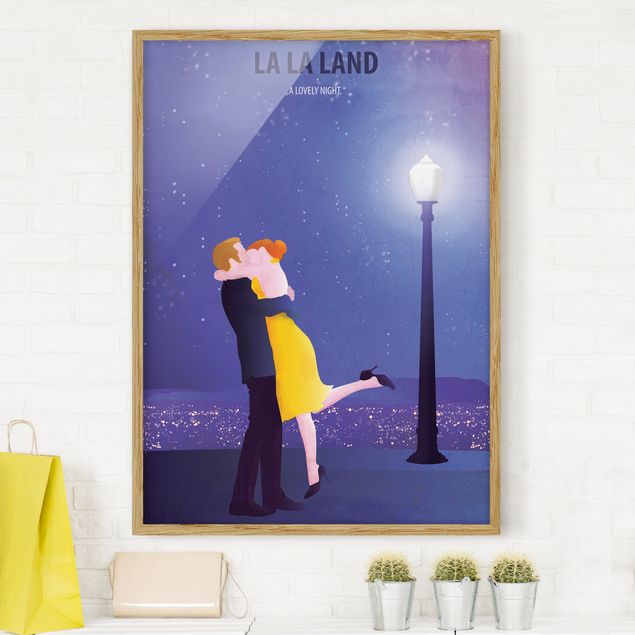 Moderne Bilder mit Rahmen Filmposter La La Land II