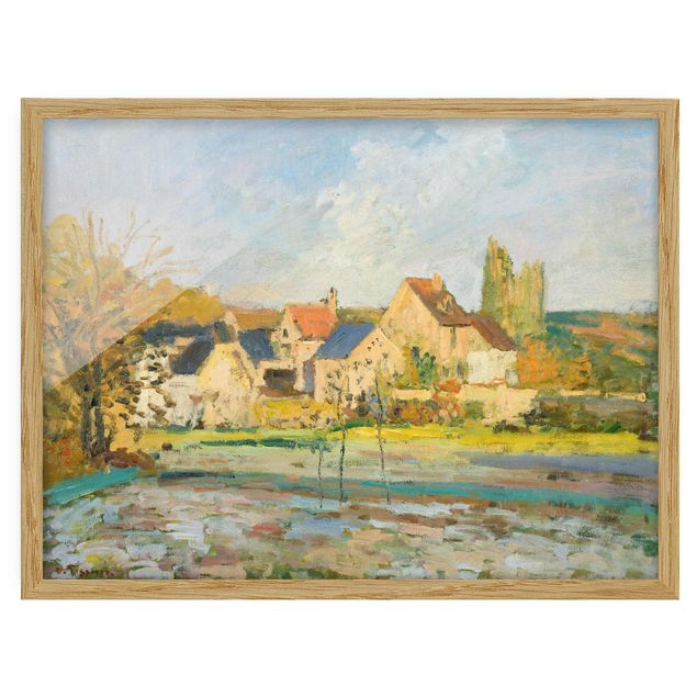 Skylines Bilder mit Rahmen Camille Pissarro - Landschaft bei Pontoise