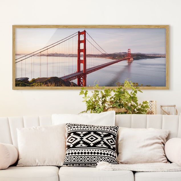 Moderne Bilder mit Rahmen Golden Gate Bridge in San Francisco