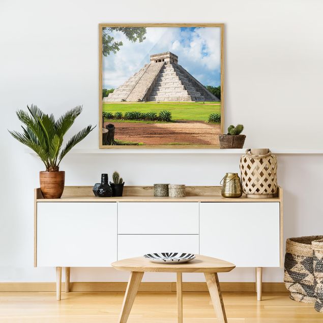 Wandbilder El Castillo Pyramide