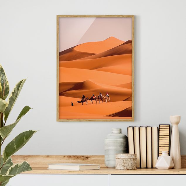 Natur Bilder mit Rahmen Namib Desert
