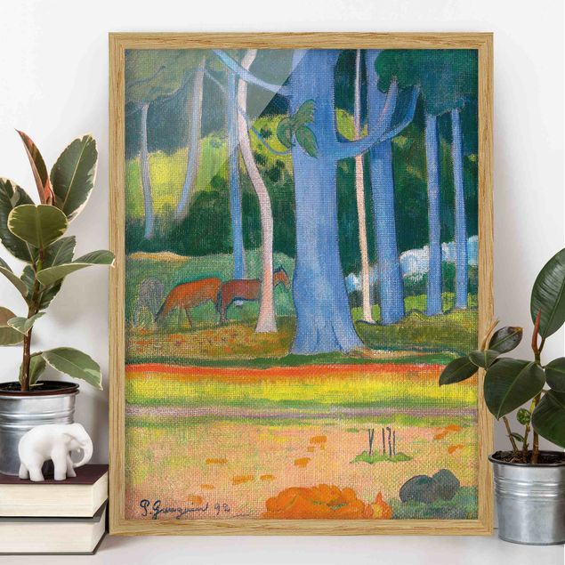 Impressionistische Bilder Paul Gauguin - Waldlandschaft