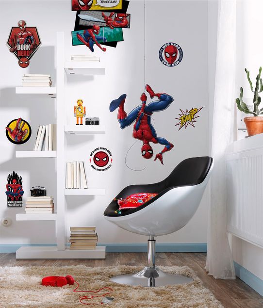 Wandtattoo - Spider-Man Web Head