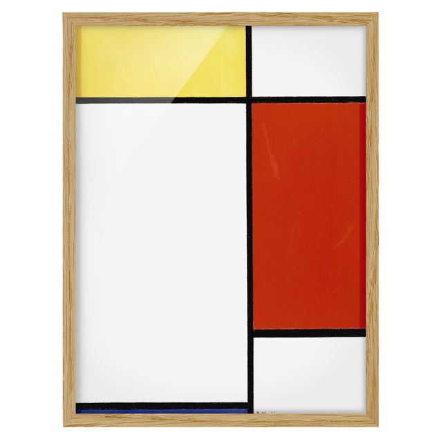 Abstrakte Bilder mit Rahmen Piet Mondrian - Komposition I