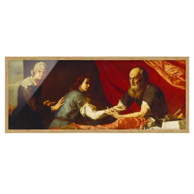 Bilder mit Rahmen Jusepe de Ribera - Isaac und Jakob