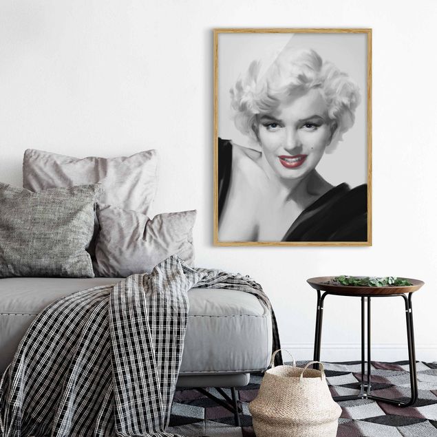 schöne Bilder Marilyn auf Sofa
