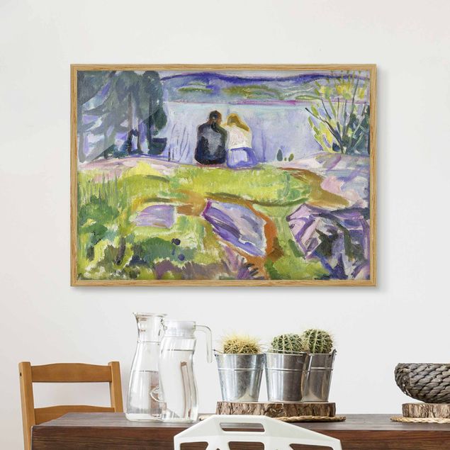 Impressionistische Gemälde Edvard Munch - Frühling