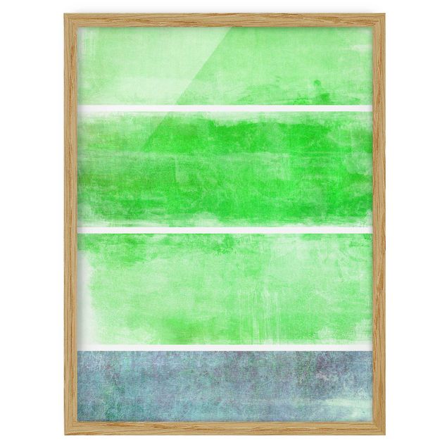 Bilder mit Rahmen Colour Harmony Green