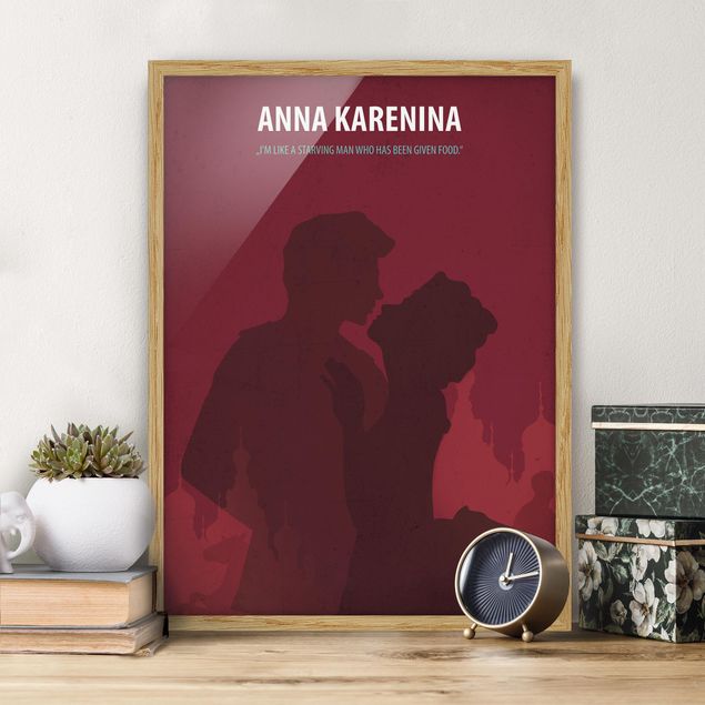 Moderne Bilder mit Rahmen Filmposter Anna Karenina