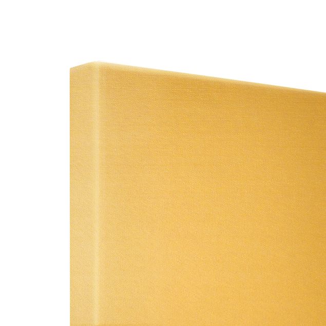 Leinwandbild Gold - Reh Kitz Portrait - Hochformat 1:3