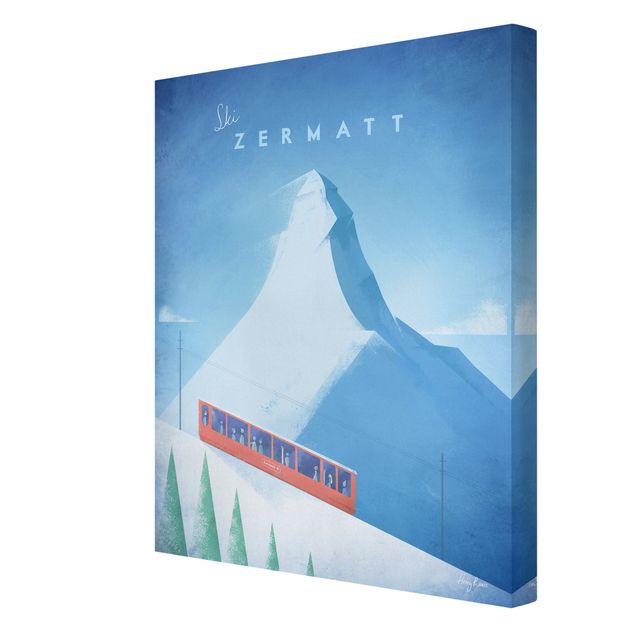 Leinwandbilder kaufen Reiseposter - Zermatt