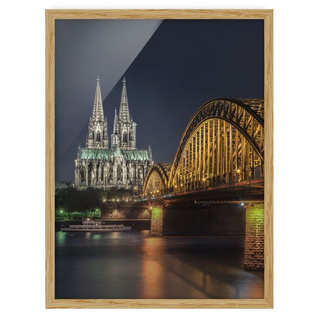 Bilder mit Rahmen Kölner Dom