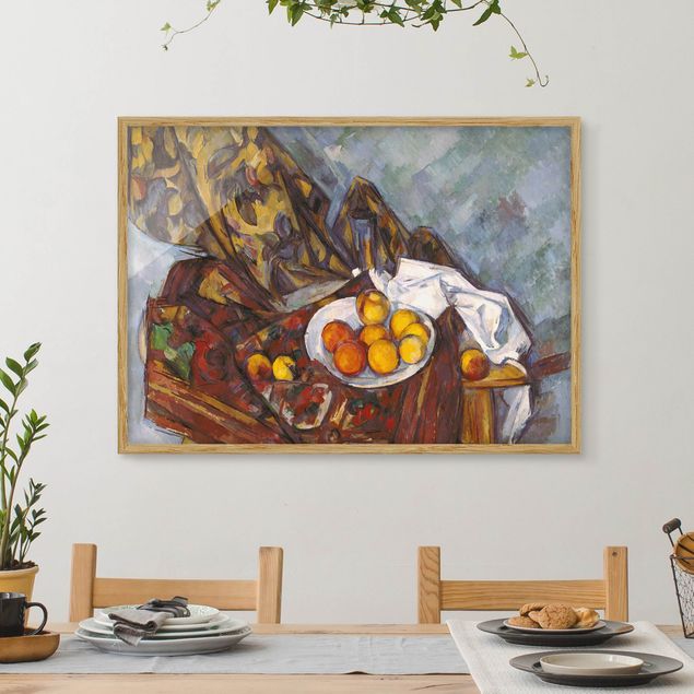 Impressionistische Gemälde Paul Cézanne - Stillleben Früchte