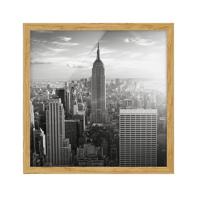 Bilder mit Rahmen Manhattan Skyline