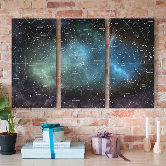 schöne Bilder Sternbilder Karte Galaxienebel