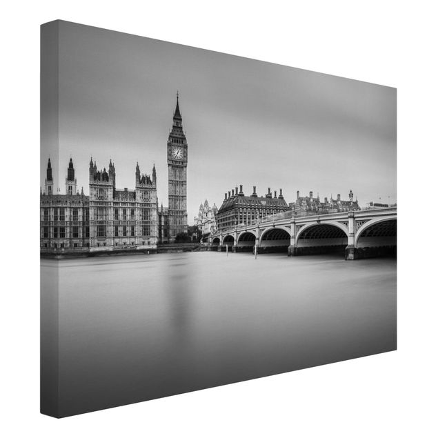 Leinwandbilder kaufen Westminster Brücke und Big Ben