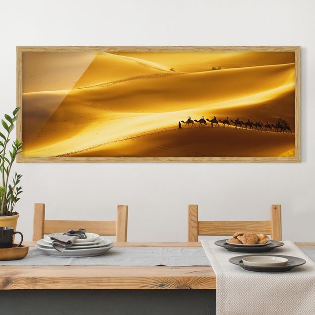 Natur Bilder mit Rahmen Golden Dunes