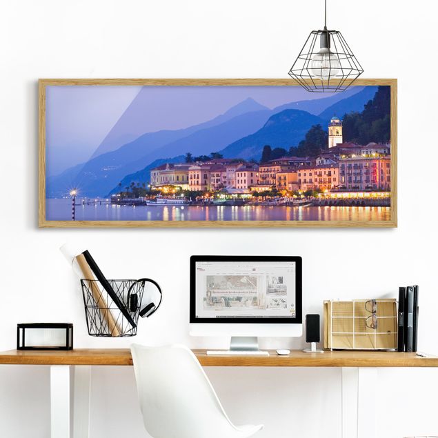 Moderne Bilder mit Rahmen Bellagio am Comer See