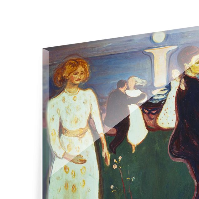 Glasbilder Edvard Munch - Der Tanz des Lebens