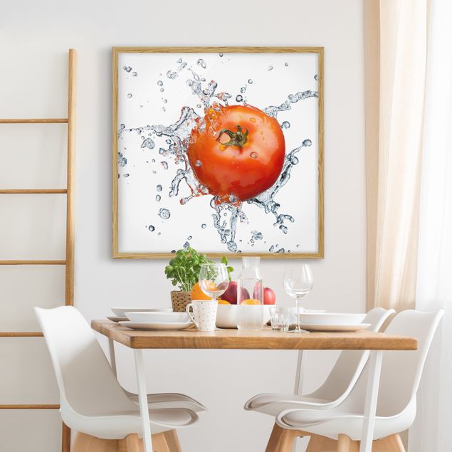 Bilder mit Rahmen Frische Tomate