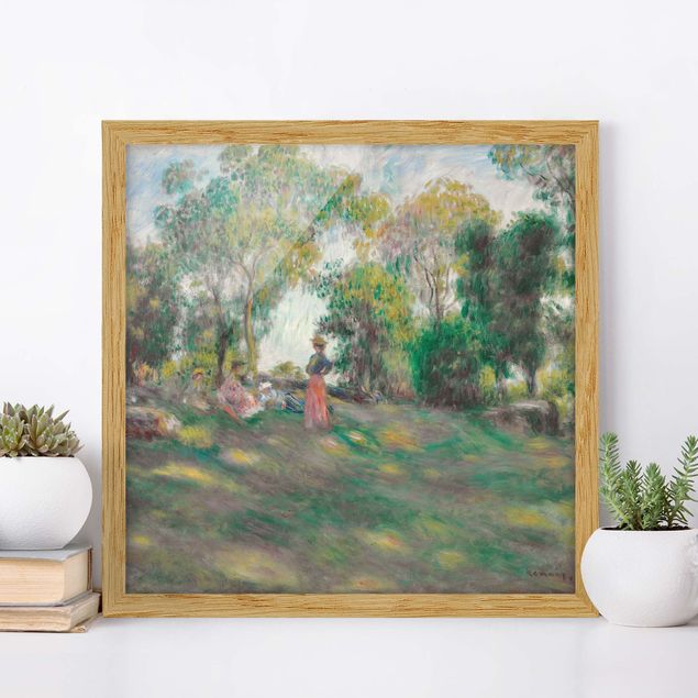 Impressionistische Bilder Auguste Renoir - Landschaft mit Figuren