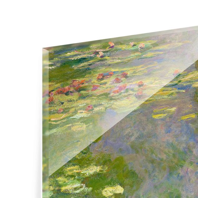 Glasbild - Claude Monet - Grüne Seerosen - Querformat 2:3