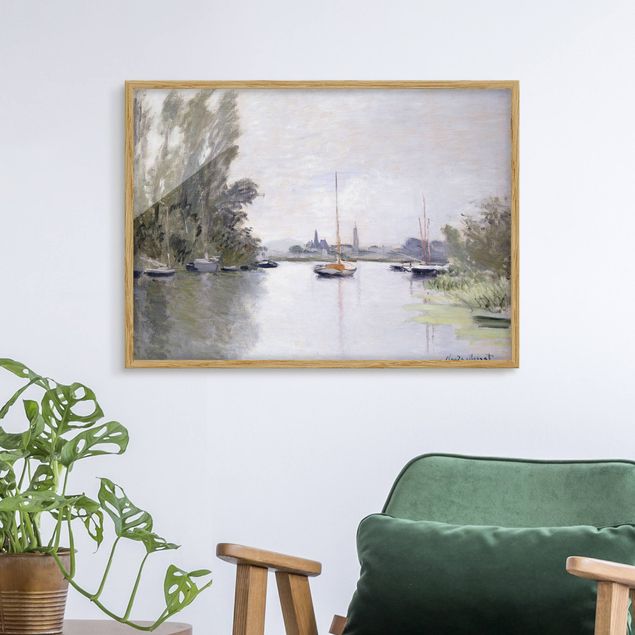 Moderne Bilder mit Rahmen Claude Monet - Argenteuil