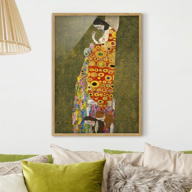 Jugendstil Bilder Gustav Klimt - Die Hoffnung II