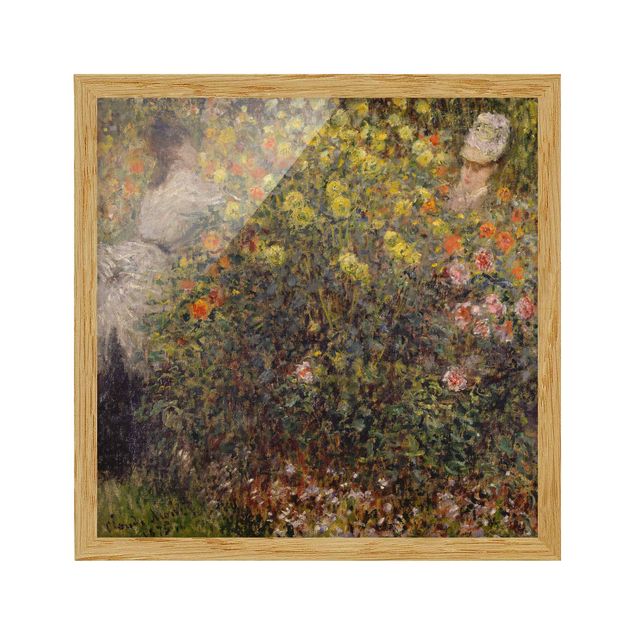 Claude Monet Bilder Claude Monet - Blumengarten