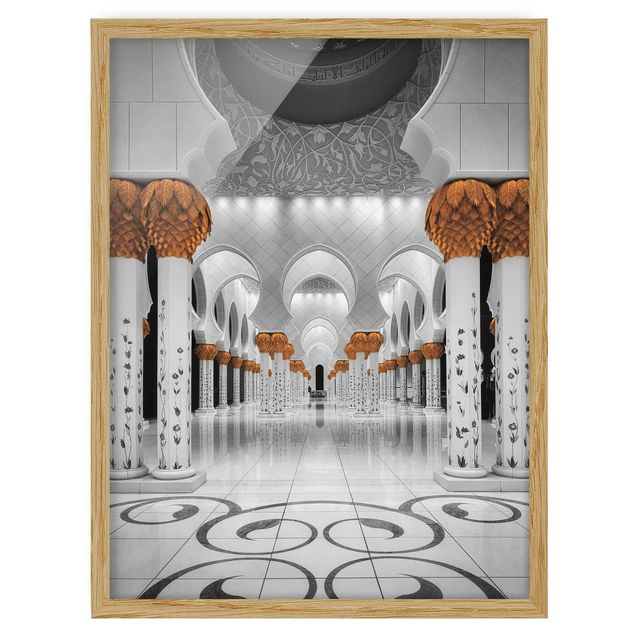 Bilder mit Rahmen In der Moschee