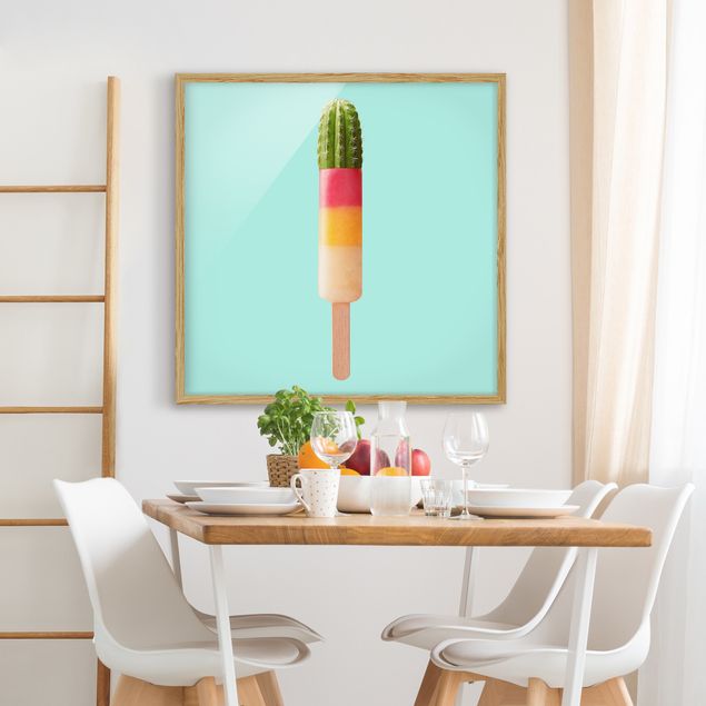 Jonas Loose Poster Eis mit Kaktus