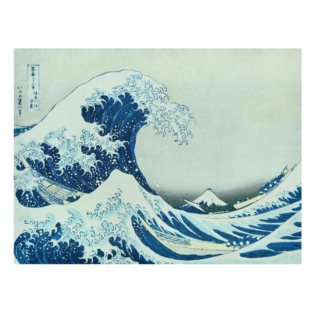 Wandbilder Katsushika Hokusai - Die grosse Welle von Kanagawa
