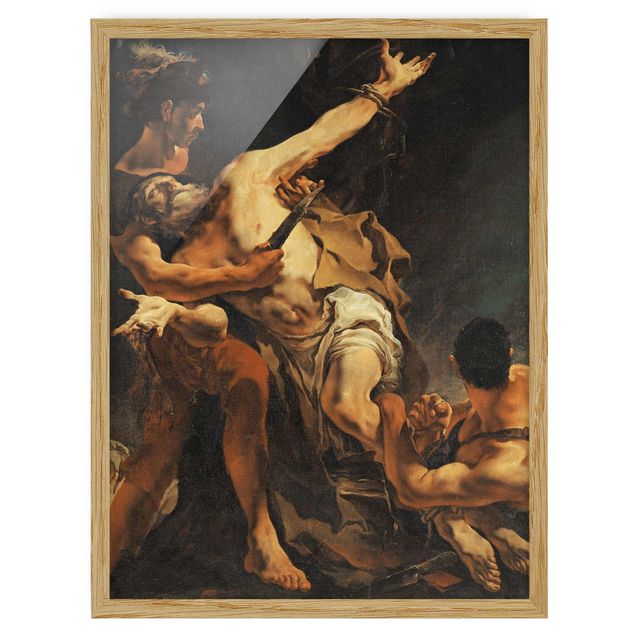 Wandbilder mit Rahmen Giovanni Battista Tiepolo - Martyrium