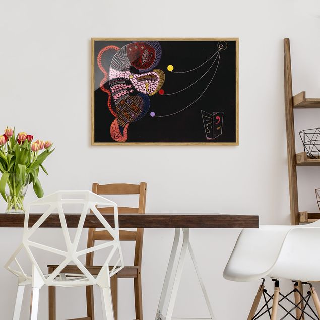 Moderne Bilder mit Rahmen Wassily Kandinsky - Großes und Winziges