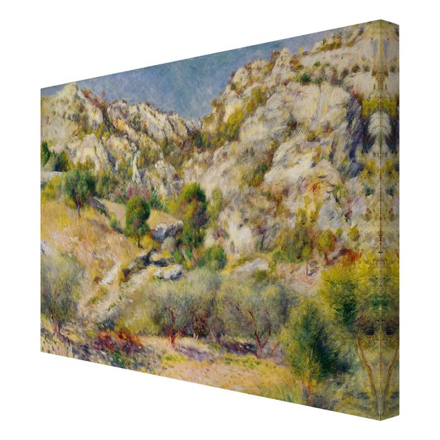 Leinwandbilder Auguste Renoir - Felsen bei Estaque